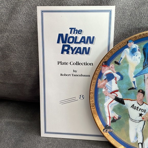 NWT. Vintage Nolan Ryan The strikeout Express collectors plate. - Picture 4 of 6